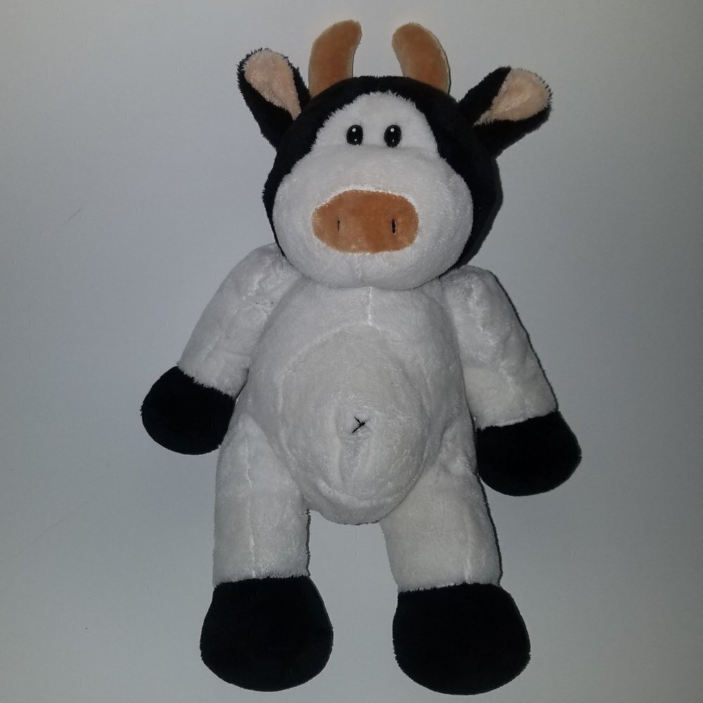 Caye Wishpets Cow Plush 9" Sitting Stuffed Animal Toy Soft 2005